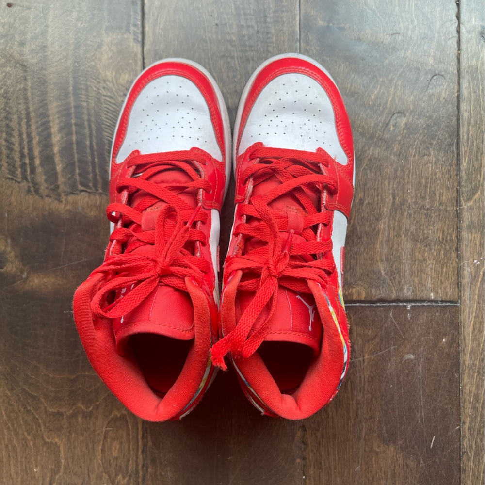 Nike Red Jordan 1 Barcelona - like new